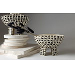 Чаша на ножках для фруктов или сухофруктов "Лонерно" варинант исполнения - 3 | Loft Concept в Челябинске