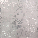 Обои ручная роспись в стиле Арт-деко Rateau Bas Relief on Tarnished Silver gilded paper варинант исполнения - 2 | Loft Concept в Челябинске