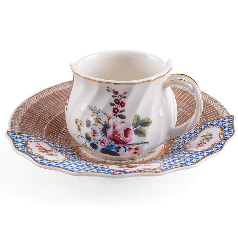 Кофейная пара Seletti Djenne Белый Мульти Кофейная пара Seletti Djenne Белый Мульти в Челябинске | Loft Concept
