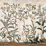 Обои ручная роспись Siam White Metal варинант исполнения - 1 | Loft Concept в Челябинске