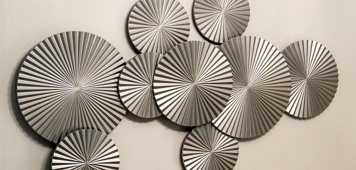 Арт-объект Apollo Silver Wall Plaque Disc 9 Арт-объект Apollo Silver Wall Plaque Disc 9 - Loft-Concept в Челябинске