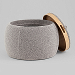 Пуф-трансформер Люкке с крышкой серый варинант исполнения - 5 | Loft Concept в Челябинске