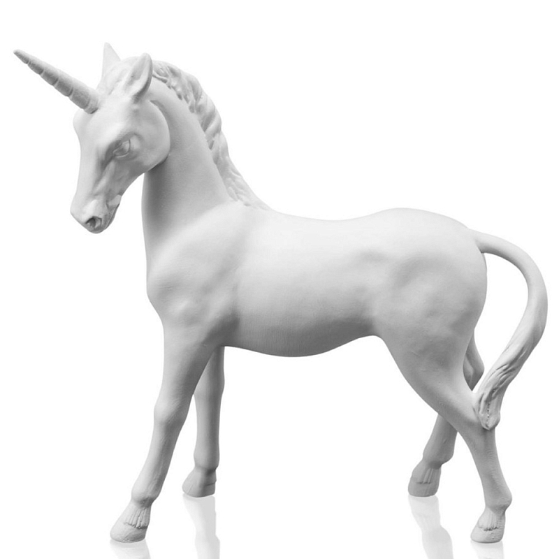 Статуэтка Unicorn Bisc. Белый Статуэтка Unicorn Bisc. Белый в Челябинске | Loft Concept