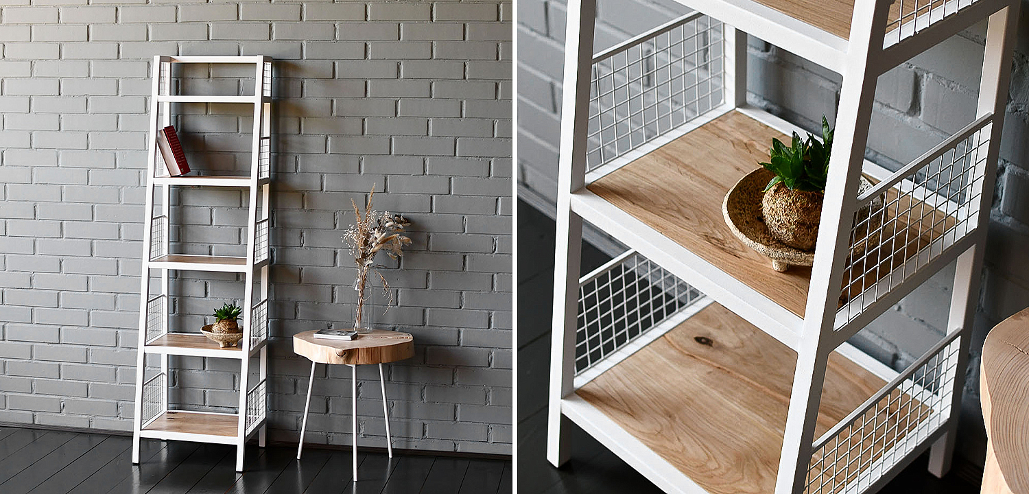 Стеллаж Kiyan Industrial Metal Rust Rack Стеллаж Kiyan Industrial Metal Rust Rack - Loft-Concept в Челябинске