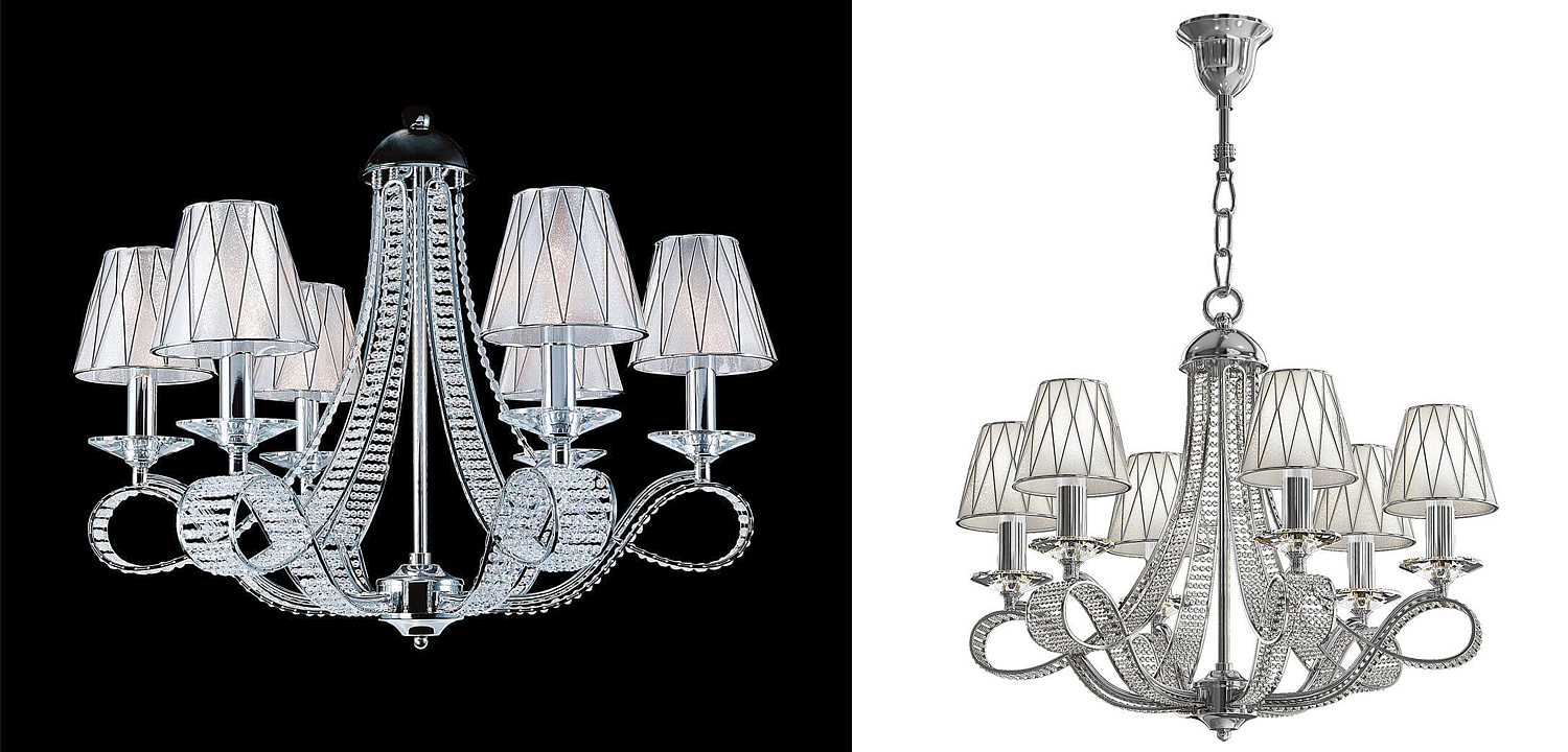 Люстра Franseza Chandelier chrome 67 Люстра Franseza Chandelier chrome 67 - Loft-Concept в Челябинске