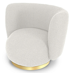 Кресло с обивкой букле Ambrose Boucle Armchair варинант исполнения - 7 | Loft Concept в Челябинске