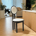 Дизайнерский стул из массива дерева с круглой спинкой Infinitude варинант исполнения - 1 | Loft Concept в Челябинске