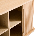 Длинный низкий буфет с 2-мя раздвижными дверцами Toinette Light Cupboard варинант исполнения - 5 | Loft Concept в Челябинске