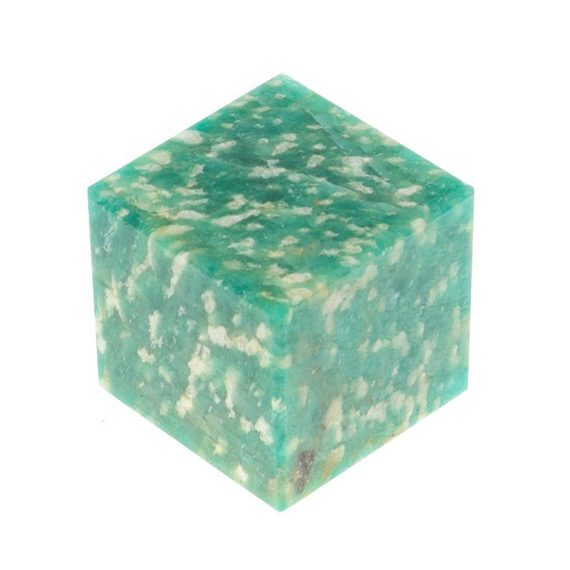 Кубик для охлаждения виски из натурального камня амазонит Natural Stone Cube Зеленый в Челябинске | Loft Concept 