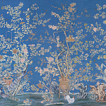 Обои ручная роспись Houghton Canton Blue варинант исполнения - 1 | Loft Concept в Челябинске