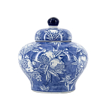 Ваза с крышкой в китайском стиле Гранатовое дерево Blooming Pomegranate варинант исполнения - 8 | Loft Concept в Челябинске