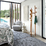 Полукруглое кресло из обивки меланж Halle Melange Armchair варинант исполнения - 4 | Loft Concept в Челябинске