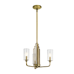  Люстра с прозрачными рифлеными цилиндрическими плафонами Kichler варинант исполнения - 2 | Loft Concept в Челябинске