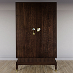 Платяной шкаф Elsa Dreams Walnut с 2-мя фасадами варинант исполнения - 3 | Loft Concept в Челябинске