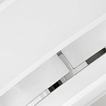 Потолочный светильник с двухслойным белым текстильным абажуром Hinkley варинант исполнения - 12 | Loft Concept в Челябинске