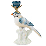 Фарфоровый подсвечник с птицей Eden Garden варинант исполнения - 1 | Loft Concept в Челябинске