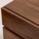 ТВ-тумба с узором из шпона на фасаде Sahara варинант исполнения - 5 | Loft Concept в Челябинске