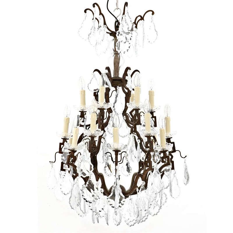 Люстра Luster Chateau de Chatillon Латунь Прозрачный (Transparent) в Челябинске | Loft Concept 