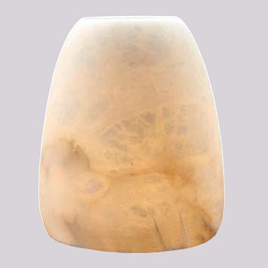 Настольная лампа в форметрапеции из натурального камня Soft Glow of Stone