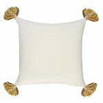 Чехол на подушку с кисточками и вышивкой птиц Ethnic mix Birds Square варинант исполнения - 4 | Loft Concept в Челябинске