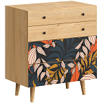 Комод с принтом на ящиках Elise Chest of Drawers варинант исполнения - 2 | Loft Concept в Челябинске