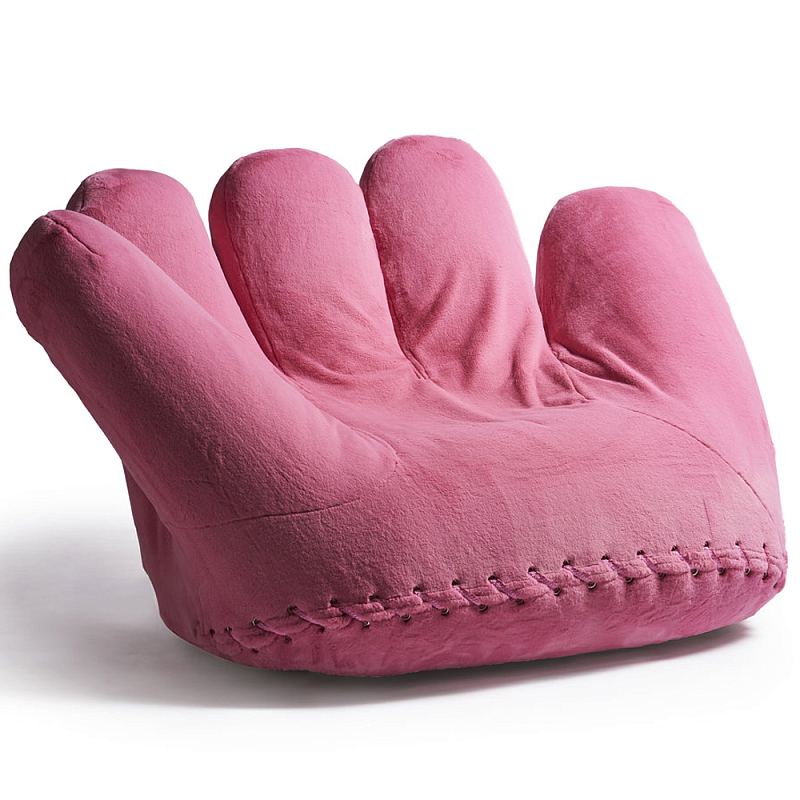 Дизайнерское плюшевое розовое кресло в форме руки Poltronova Joe Plush Taffy Pink Armchair Розовый Дизайнерское плюшевое розовое кресло в форме руки Poltronova Joe Plush Taffy Pink Armchair Розовый в Челябинске | Loft Concept