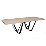 Стол обеденный на изогнутых ножках Consonance варинант исполнения - 2 | Loft Concept в Челябинске