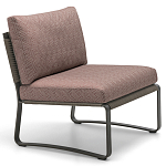 Дизайнерское уличное кресло на металлическом каркасе PHOENIX Armchair варинант исполнения - 1 | Loft Concept в Челябинске