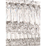 Люстра подвесная круглая из прозрачного хрусталя с корпусом из металла цвета хром Selfsufficient варинант исполнения - 6 | Loft Concept в Челябинске