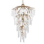 Люстра многоярусная с трубчатыми подвесками Dripping Crystals варинант исполнения - 3 | Loft Concept в Челябинске