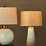 Настольная лампа фарфоровая с узором на корпусе Junction Place варинант исполнения - 4 | Loft Concept в Челябинске