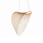 Подвесной светильник фигурный из деревянных прутьев Ecofriendly Light Source варинант исполнения - 2 | Loft Concept в Челябинске