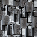 Абстрактное Объемное Панно Industrial panel Travers Coals варинант исполнения - 2 | Loft Concept в Челябинске