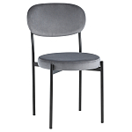 Стул с круглым сиденьем на металлическом основании ALFIE CHAIR Grey варинант исполнения - 1 | Loft Concept в Челябинске