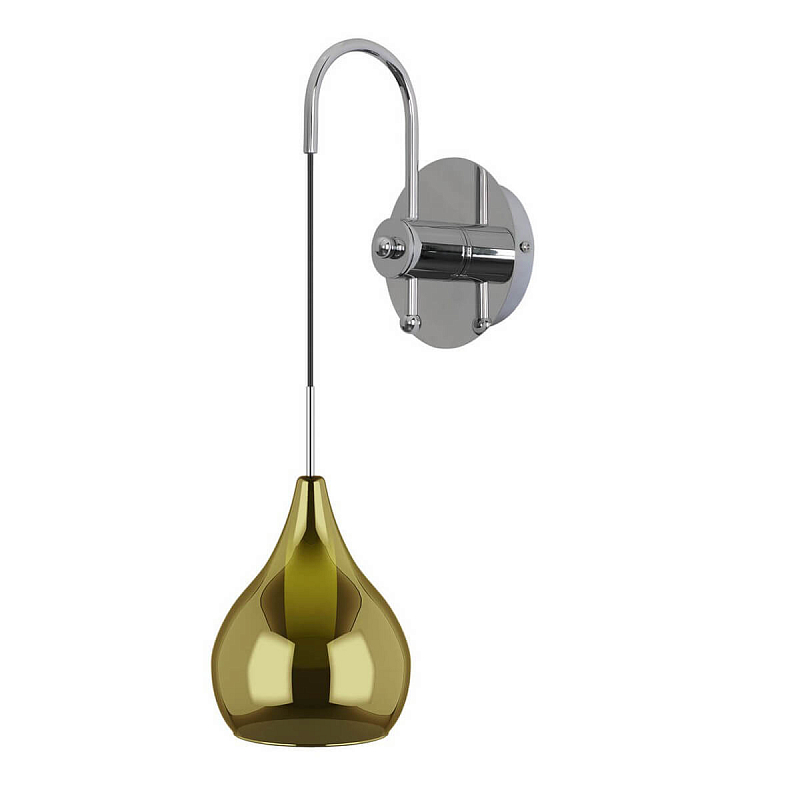 Бра Candiano Olive Sconces Оливковый Хром Бра Candiano Olive Sconces Оливковый Хром в Челябинске | Loft Concept