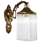 Бра с плафоном с виде трубчатых хрустальных подвесок Cadice Wall Lamp варинант исполнения - 1 | Loft Concept в Челябинске