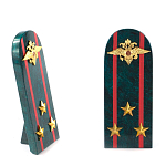 Сувенир Погон МВД из натурального камня змеевик Souvenir Epaulets варинант исполнения - 7 | Loft Concept в Челябинске