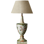 Настольная лампа Шинуазри с абажуром Blooming Garden Chinoiserie Table Lamp варинант исполнения - 1 | Loft Concept в Челябинске