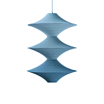 Подвесной вязаный голубой светильник «Звезда Востока 03» варинант исполнения - 2 | Loft Concept в Челябинске