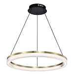 Люстра подвесная круглая светодиодная с золотым каркасом Ring Horizontal варинант исполнения - 3 | Loft Concept в Челябинске
