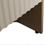 Тумба под телевизор серая с мраморной столешницей Uniqueness Marble варинант исполнения - 8 | Loft Concept в Челябинске