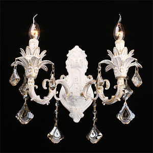 Бра настенное  Abel белый металл