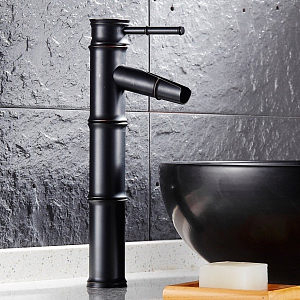 Смеситель black bamboo черный Бамбук