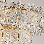 Люстра многоярусная с объемными прозрачными цветами Hanging Flowers варинант исполнения - 4 | Loft Concept в Челябинске