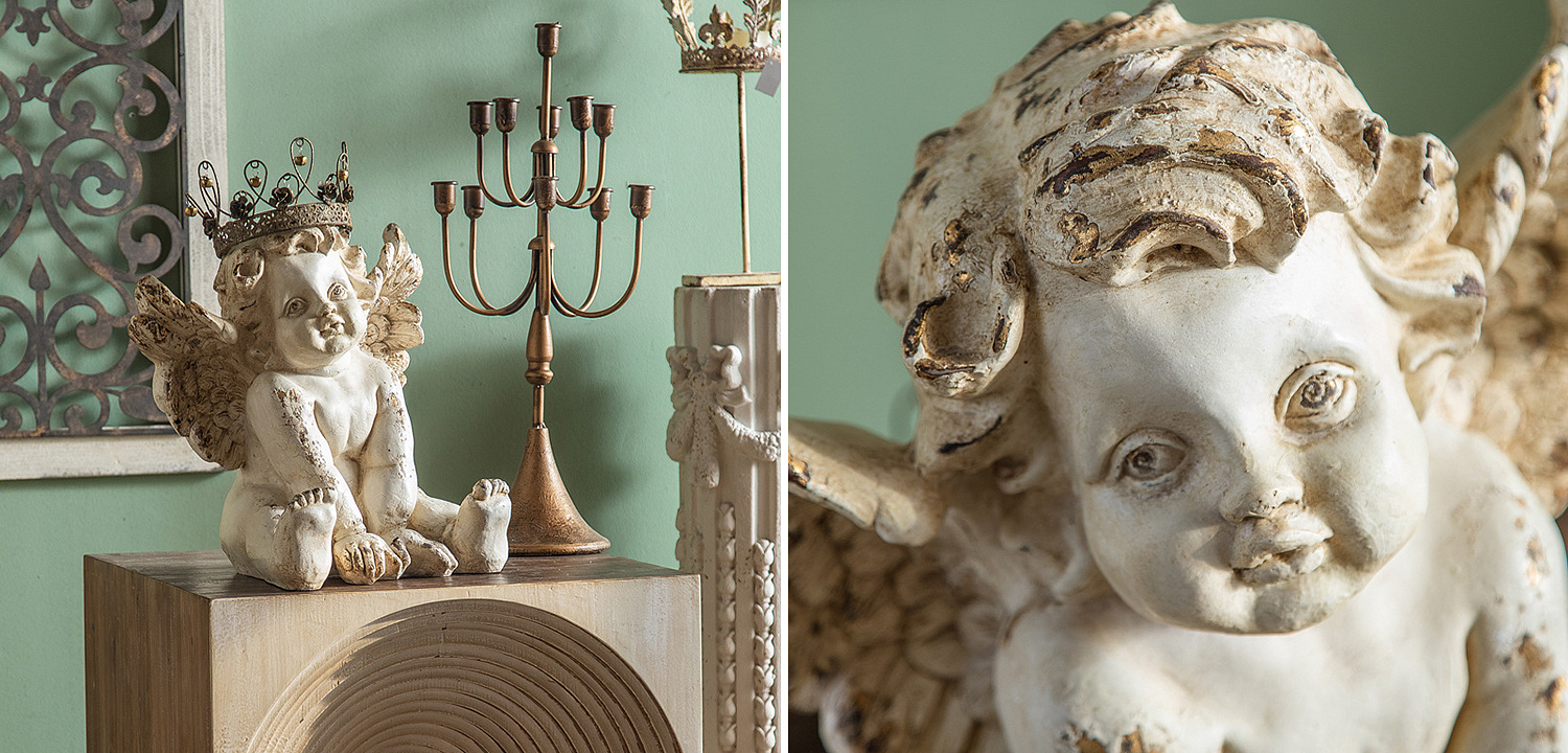 Статуэтка Angel Crown Provence Statuette Статуэтка Angel Crown Provence Statuette - Loft-Concept в Челябинске