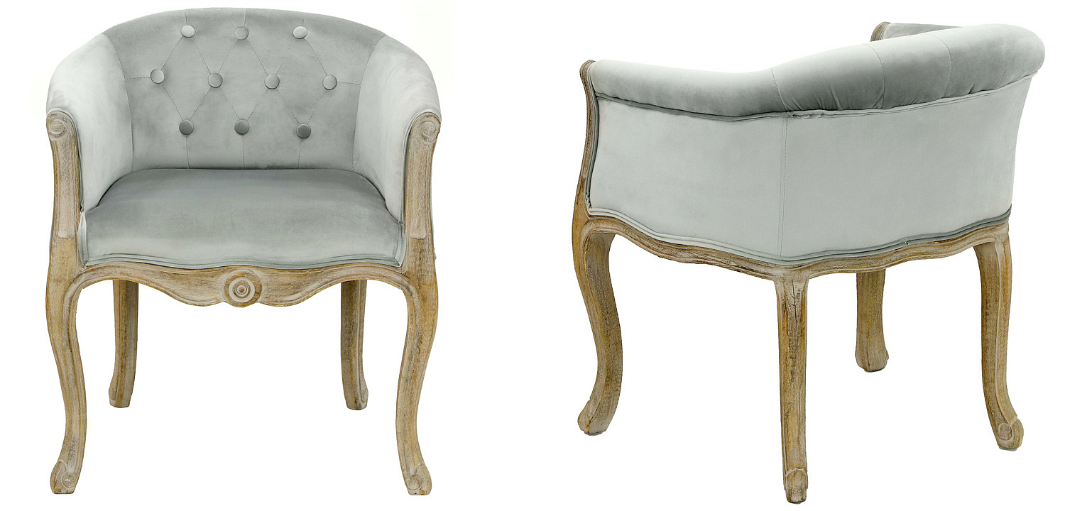 Кресло French Provence Armchair Roderic light blue Кресло French Provence Armchair Roderic light blue - Loft-Concept в Челябинске