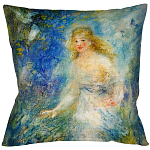 Подушка декоративная с принтом Весна Impressionism in Art варинант исполнения - 1 | Loft Concept в Челябинске