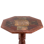 Кофейный стол из натуральных камней Лемезит и Яшма Natural Stone Tables варинант исполнения - 10 | Loft Concept в Челябинске