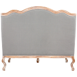 Диван двухместный из массива бука светло-серый Solid Luxury варинант исполнения - 2 | Loft Concept в Челябинске