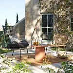 Садовое кресло из искусственного ротанга Mills Rattan Wicker Chair варинант исполнения - 9 | Loft Concept в Челябинске